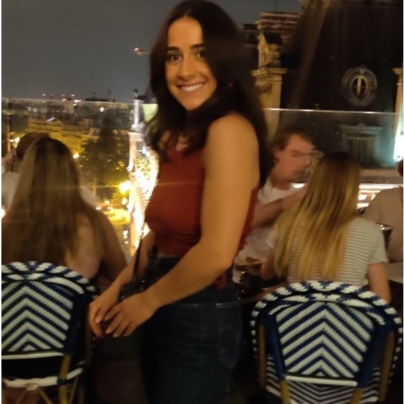 cute burgundy red crop top - Picture 2 of 3